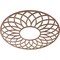 Ekena Millwork Cannes Wood Fretwork Pierced Ceiling Medallion, Walnut, 32"OD x 11"ID x 3/8"T CMWP32X32X0375CNWA - alternate 3